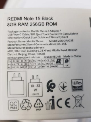 Xiaomi Redmi Note 15 6000mAh 108MP