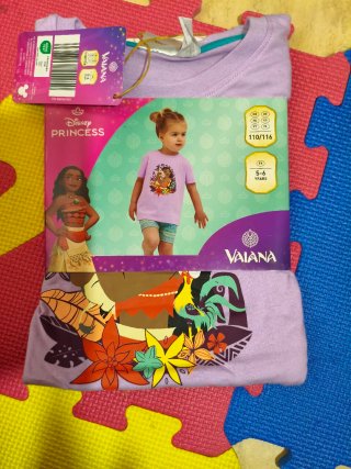 Conjunto Vaiana Disney Princess Talla 110/116