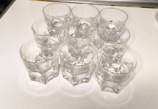 Juego de 9 Vasos Oslo Rock