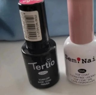 Set uñas: Base, Top Coat, Pinceles y Gel