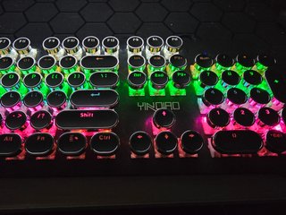 Tastiera Meccanica Gaming RGB Vintage YINDIDO