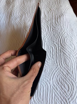 Cartera Marce Piel Cuero Genuino - Negra Marrón