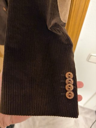 Blazer Velour Marrón Italiano Talla 56