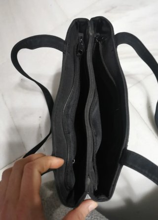Bolso de nylon negro