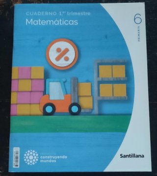 Cuaderno de matemáticas, 6°Primaria, Santillana