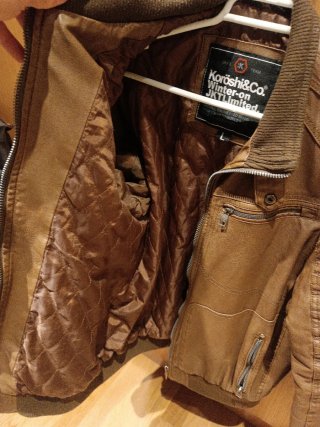 Chaqueta polipiel Koroshi. Talla L