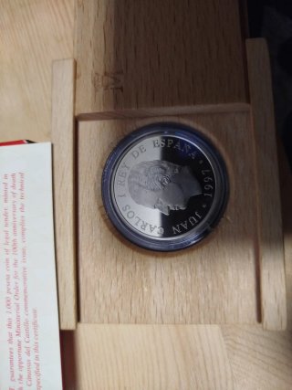 Moneda 1000 Pesetas Cánovas del Castillo 1897-1997