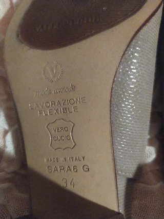 Scarpe Valleverde donna slingback beige/grigio
