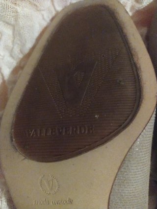 Scarpe Valleverde donna slingback beige/grigio