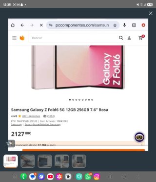 Scambio con Samsung Galaxy Z Fold6 256GB per iPhone 17 o Galaxy S26
