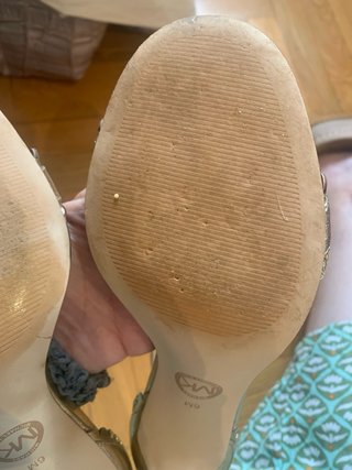 Sandalias Michael Kors Doradas Talla 36