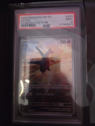 Pokemon Latios Ilustración Rara PSA 9