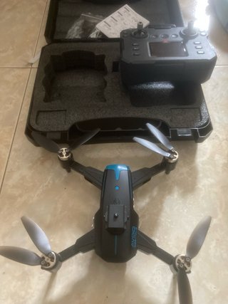 Dron KY605S con cámara y mando con pantalla