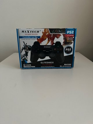 Mando MAXTECH Eliteshock PS2 Negro