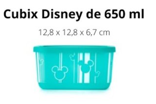 Tupperware Cubix Disney Mickey 650 ml