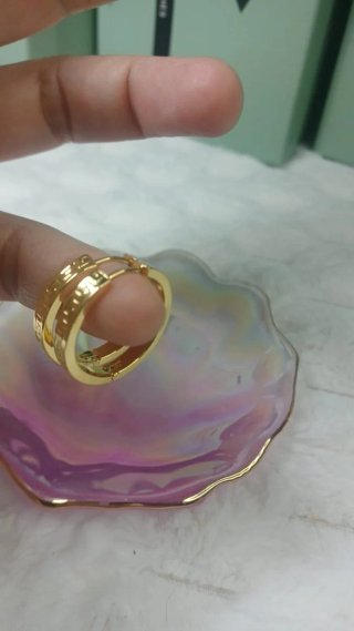 Pendientes Aro Chapado Oro 18k