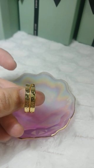 Pendientes Aro Chapado Oro 18k