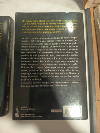 Libro de novela negra o thriller policíaco