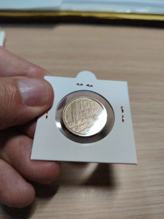 100 Pesetas 1995 Canto Ancho lis arriba