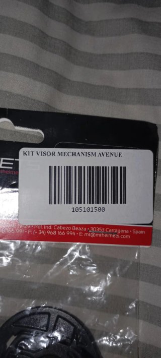 Kit Visor Casco MT Helmets Avenue