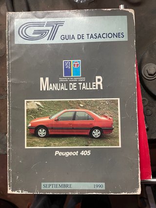 Manual Taller Peugeot 405 (Sept 1990)