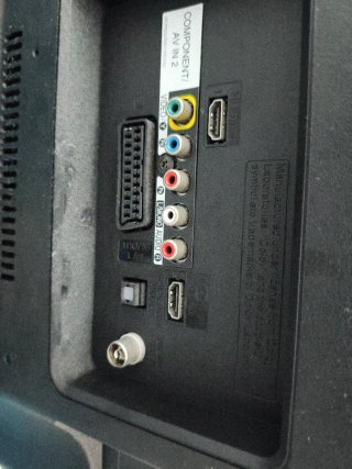Televisor LG Negro Roto