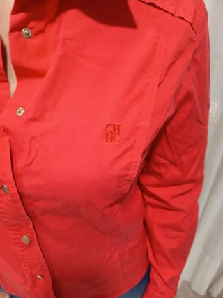 Camisa Carolina Herrera Roja Talla S