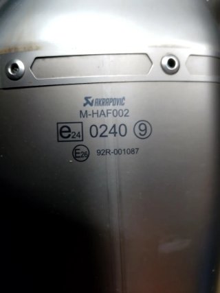 Acrapovic Yamaha Tracer 900 y MT 09