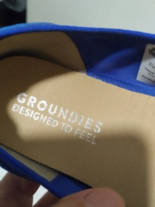 Bailarinas Groundies Azul Talla 37
