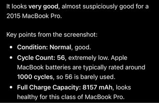 MacBook Pro 15 2.2 GHz i7 16GB RAM UK