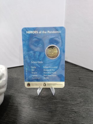 Moneda de 2 € Malta 2021 "Heroes de la Pandemia"
