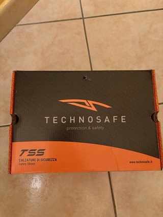 Scarpe da lavoro Technosafe nere e arancio