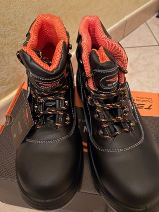 Scarpe da lavoro Technosafe nere e arancio