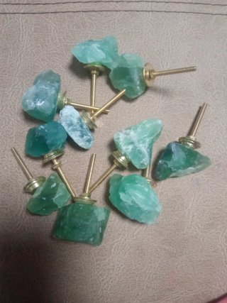 Oferta!Pomo verde esmeralda, 12 disponibles