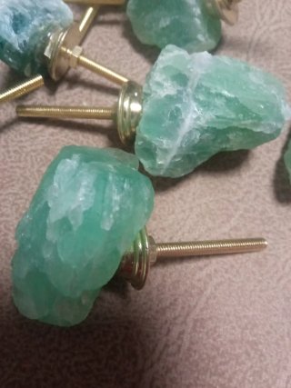 Oferta!Pomo verde esmeralda, 12 disponibles