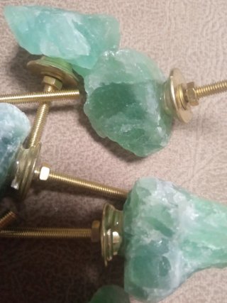 Oferta!Pomo verde esmeralda, 12 disponibles