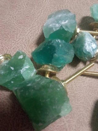 Oferta!Pomo verde esmeralda, 12 disponibles