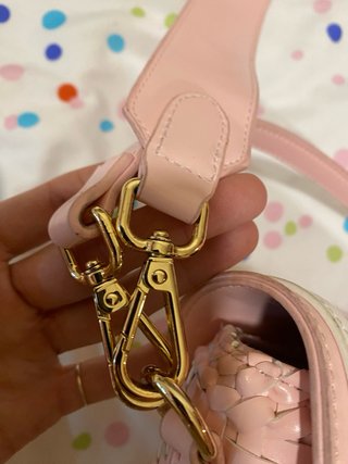 Bolso Rue Madam rosa y blanco