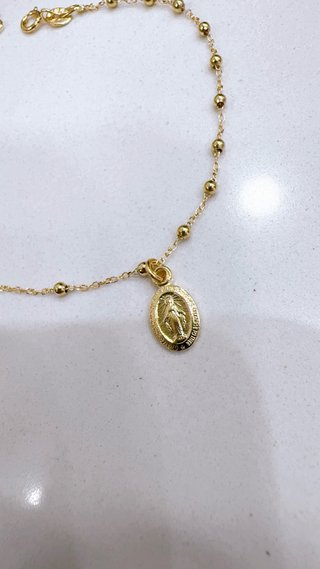 Bracciale rosario in oro giallo 18kt 750
