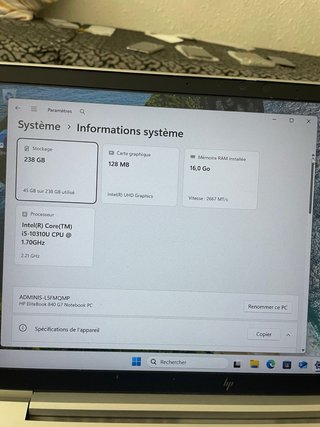 HP EliteBook 840 G7 i5 [16 GB RAM] 256 GB SSD in eccellenti condizioni