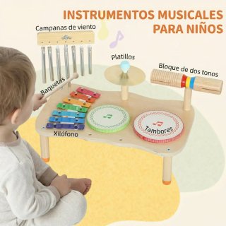 Instrumentos Musicales Madera Montes Infantiles