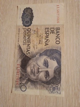Billete 500 pesetas España 1979