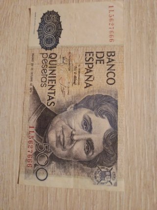 Billete 500 pesetas España 1979