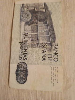 Billete 500 pesetas España 1979