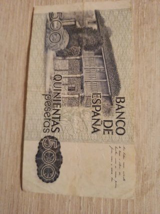 Billete 500 pesetas España 1979