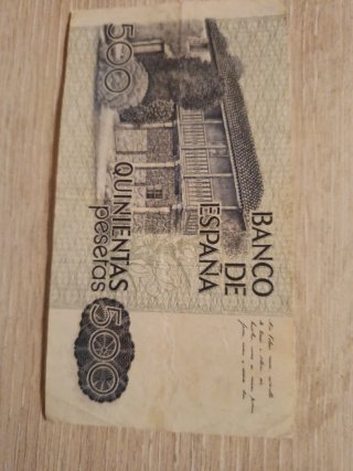 Billete 500 pesetas España 1979