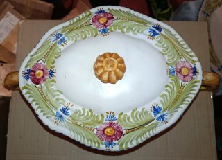 Sopera de Porcelana Talavera Multicolor