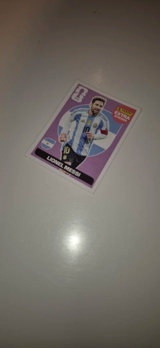 Cromo Messi Extra Sticker Panini FIFA