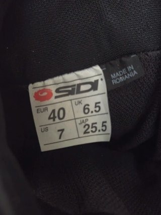 Stivali Moto SIDI Nero Tg 40 Touring/Sport