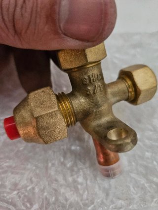 Rubinetto Valvola di Servizio Ottone